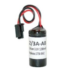 1756-BA2 Replacement Lithium Metal Battery Assembly, 3V for Allen-Bradley ControlLogix
