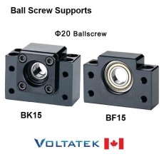 BK15 and BF15 Ball Screw End Bearing Supports for 20mm Ballscrew