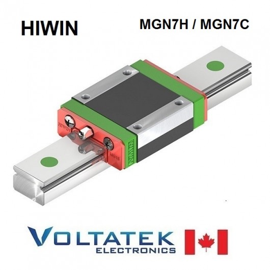 HIWIN MGN7H or MGN7C Bearing Block for 7mm Linear Guide Rail