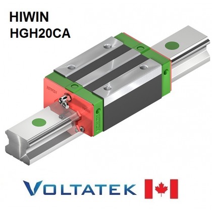 HIWIN HGH20CA Sliding Block for 20mm Linear Guide Rail (HGR20) for CNC
