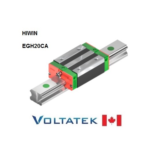 HIWIN EGH20CA Sliding Block for 20mm Linear Guide Rail (EGR20) for CNC