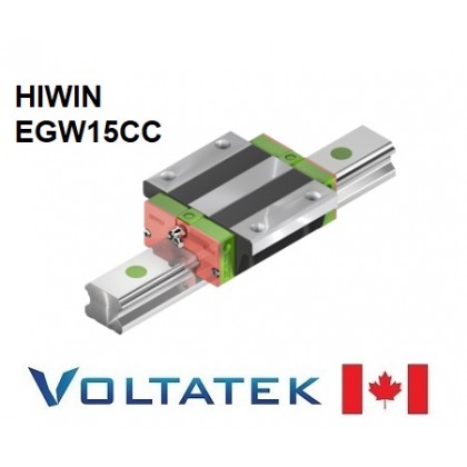 HIWIN EGW15CC Sliding Block for 15mm Linear Guide Rail (EGR15) for CNC