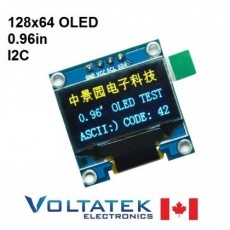 128x64 OLED LCD Display Module 0.96 inch