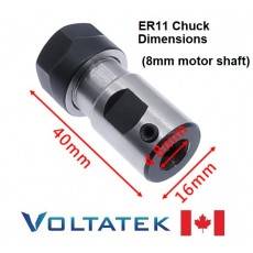 ER11 Tool Chuck for CNC Router Spindle Motor