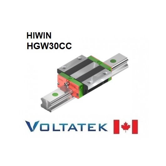HIWIN HGW30CC Sliding Block for 30mm Linear Guide Rail (HGR30) for CNC