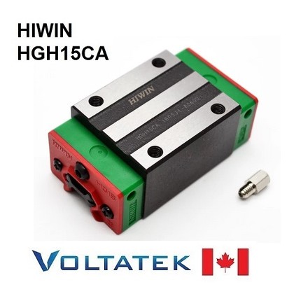 HIWIN HGH15CA Sliding Block for 15mm Linear Guide Rail (HGR15) for CNC