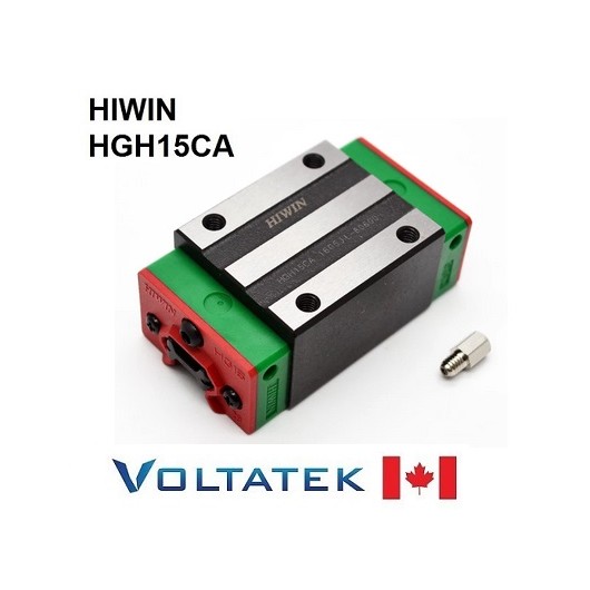 HIWIN HGH15CA Sliding Block for 15mm Linear Guide Rail (HGR15) for CNC