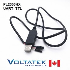 PL2303HX USB cable to TTL RS232 UART converter