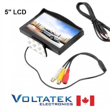 5" TFT LCD Color Monitor DVD VCR High resolution 800 x 480