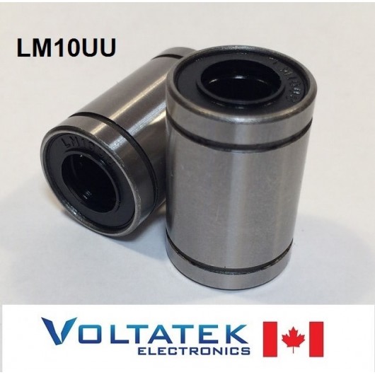 LM10UU 10mm Linear Ball Bearing for CNC Router 3D Printer