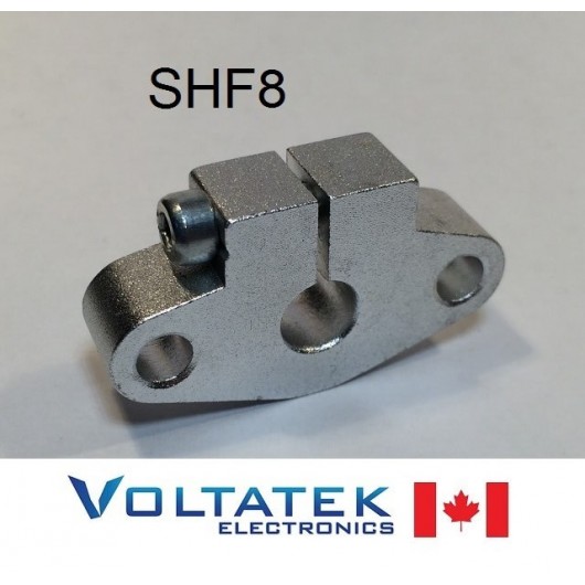 SHF8 SHF08 8mm Rod Holder Linear Rail Shaft Support CNC Mill RepRap 3D Printer 