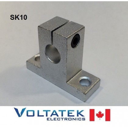SK10 10mm Shaft Support Linear Rail | Voltatek Canada