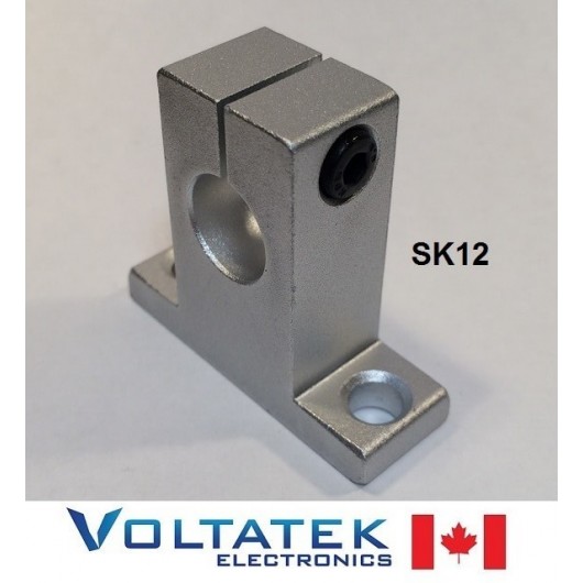 Details about   SK12 12mm CNC Linear motion ball slide units Rail support guide shaft Bearing Al 