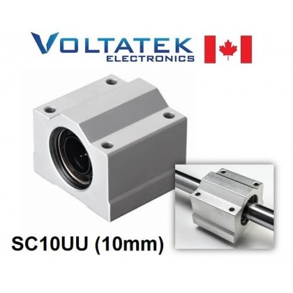 4x SC10UU SCS10UU 10mm Linear Motion Ball Bearing Slide Bushing – LM10UU Compatible