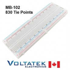 MB-102 830 Tie Point Solderless Breadboard
