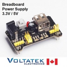 Breadboard power supply 3.3V & 5V for MB-102 MB102