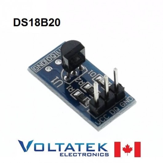 Temperature sensor DS18B20 module board