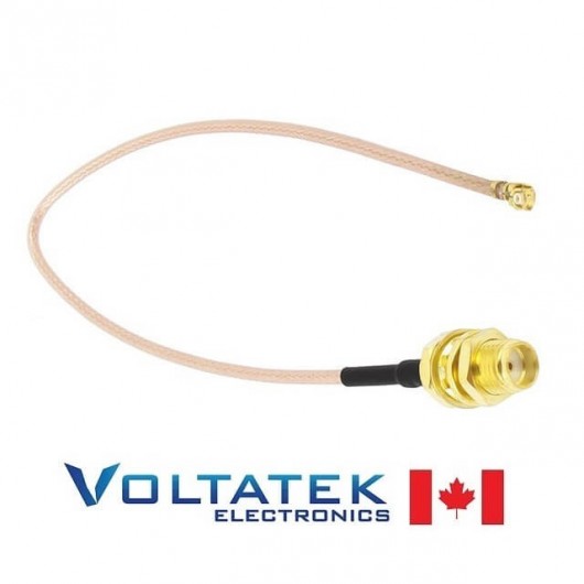 U.FL IPX to SMA Female Pigtail Cable for WiFi Antenna